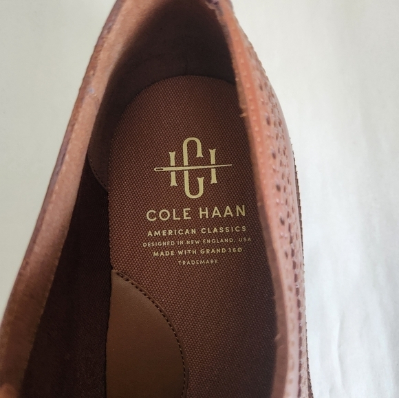 Cole Haan Men's American Classics Longwing Oxfords Brown 10.5 M work Careerwear - Picture 4 of 13